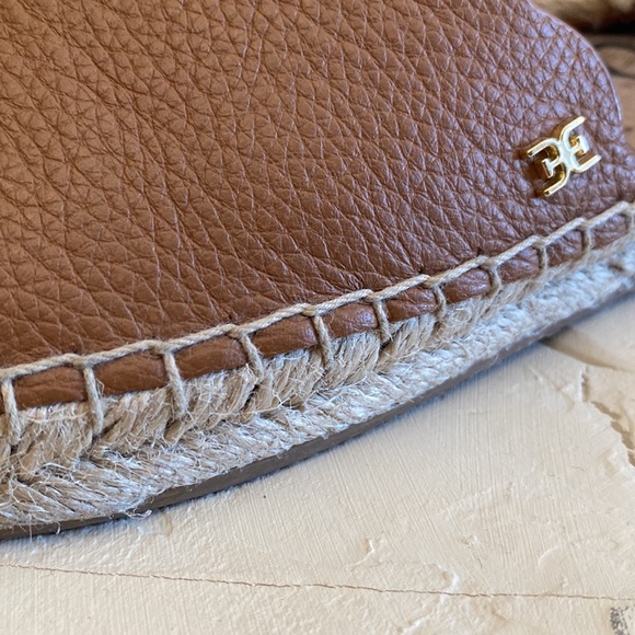 Sam Edelman Leather Espadrille Slide Sandals - Picture 10 of 11
